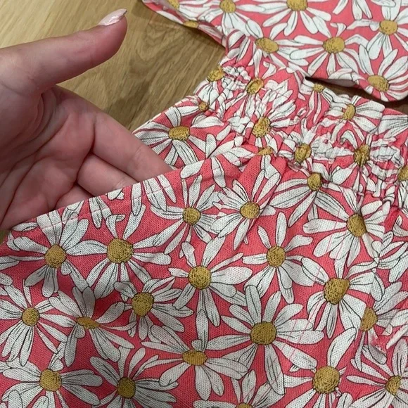 NWT Zara Daisy Shirt And Shorts Set 11/12 13/14 - Picture 7 of 11